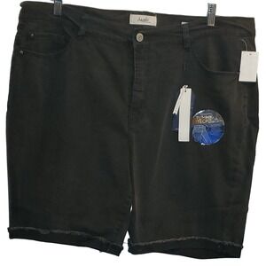 Angels Jean Tummy Tech Bermuda Shorts Plus Size 22W New with Tags